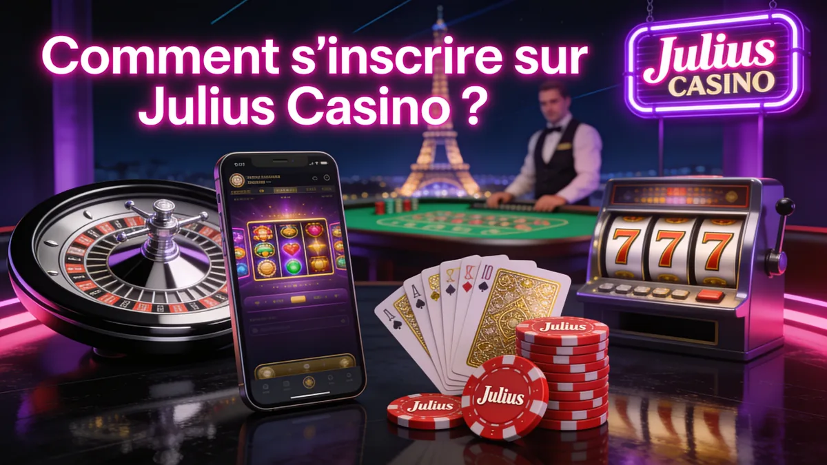 Comment s'inscrire sur Julius Casino ? pour les joueurs en France
